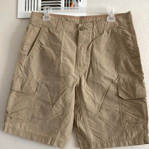 Eddie Bauer nylon cargo shorts